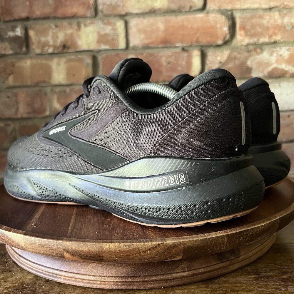 Brooks Adrenaline GTS 24 Supportive Black Mens 12.5 Nitro Cushion Running Shoes - Picture 13 of 16